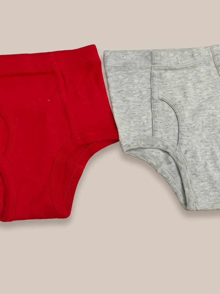 Nwt Toddler Boys Solid Cotton Briefs Underwear Lot Set 6xs — image 4 of 5
